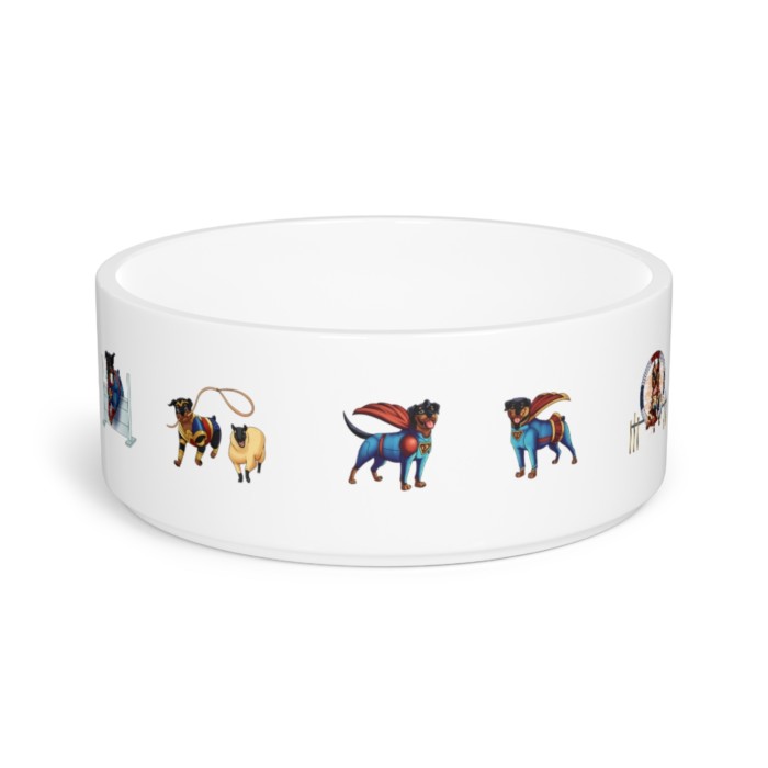 Super Rott Characters Pet Bowl