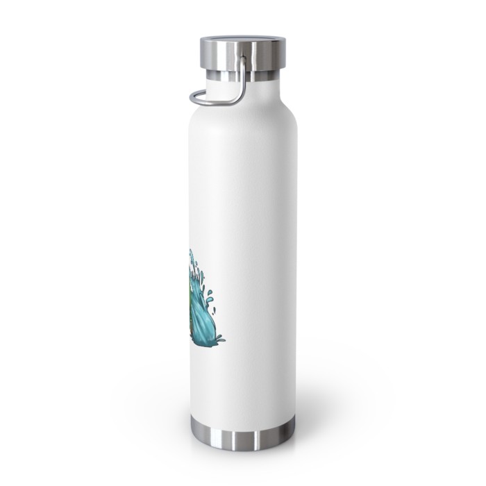 Dock Diving Rottweiler - 22oz Vacuum Insulated Bottle - Image 3