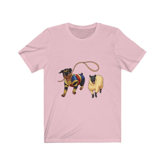 Herding Rottie: Unisex Jersey Short Sleeve Tee - Image 16