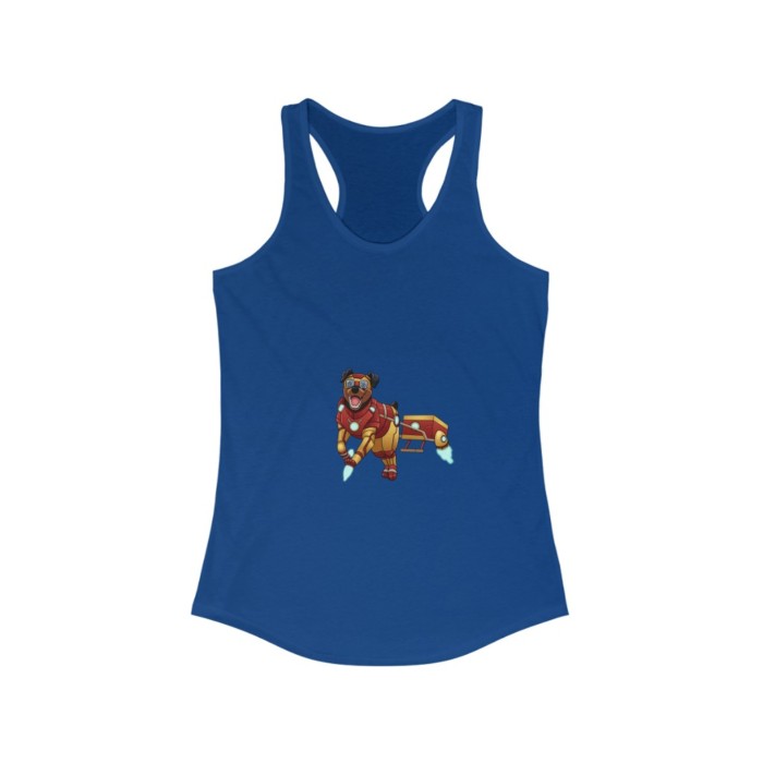 Carting Rottie: Women's Ideal Racerback Tank - Image 6