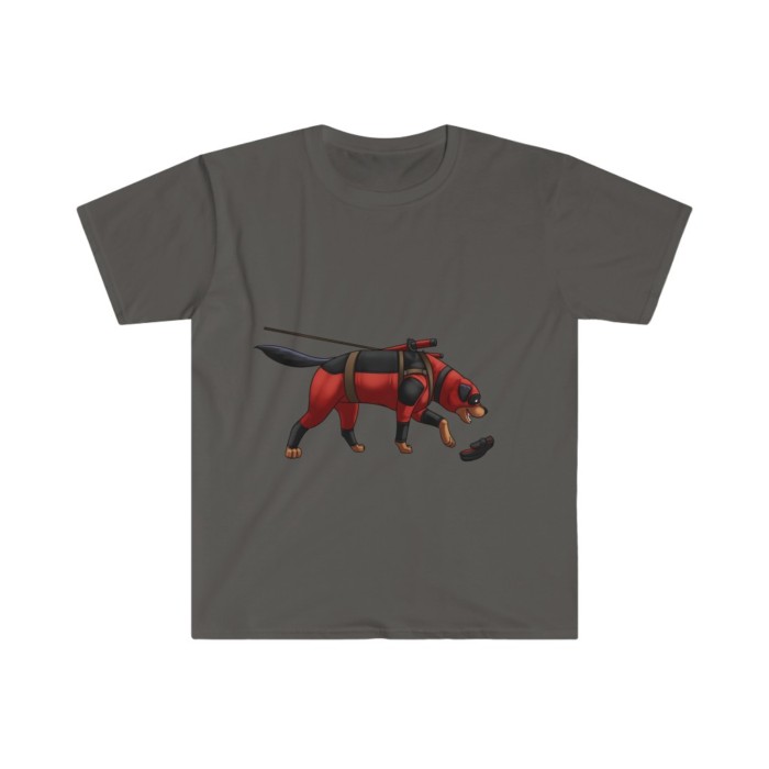 Tracking Rottie: Unisex Softstyle T-Shirt - Image 6