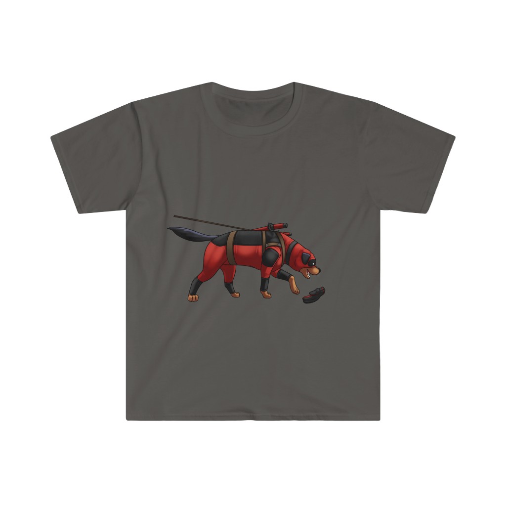 Tracking Rottie: Unisex Softstyle T-Shirt