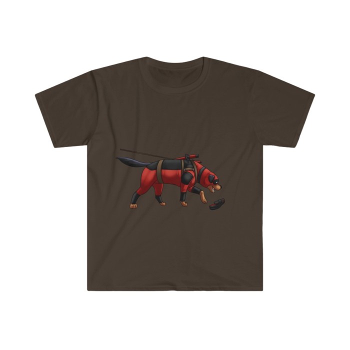 Tracking Rottie: Unisex Softstyle T-Shirt - Image 7