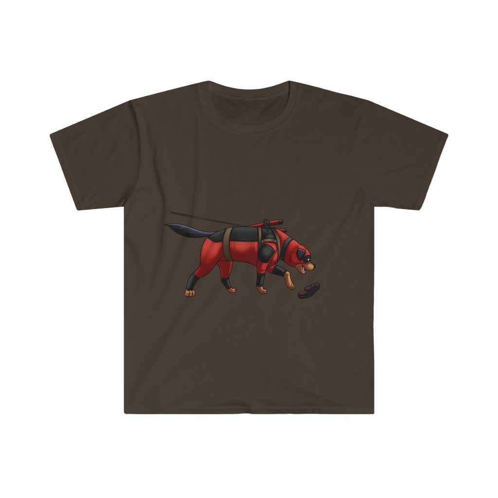 Tracking Rottie: Unisex Softstyle T-Shirt
