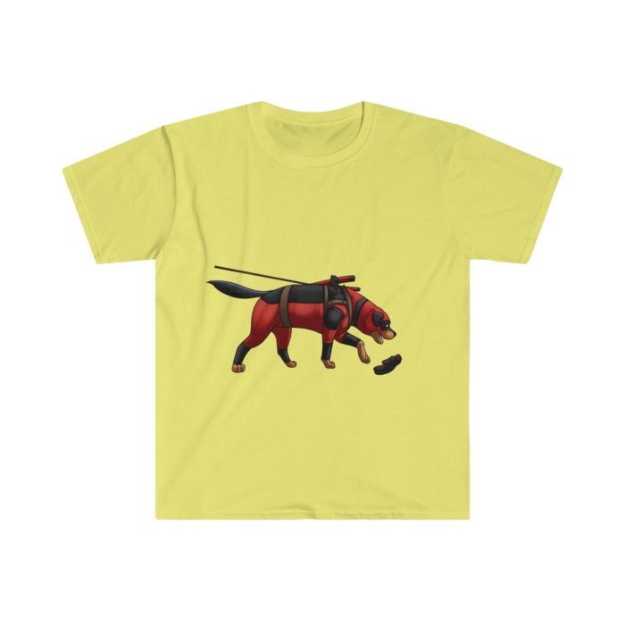 Tracking Rottie: Unisex Softstyle T-Shirt - Image 9