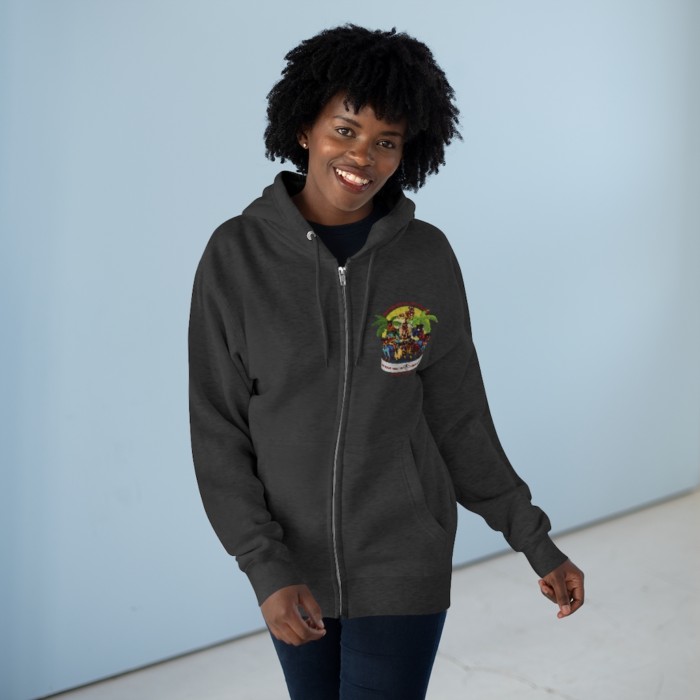 Tracking Rottie: Unisex Premium Full Zip Hoodie - Image 18