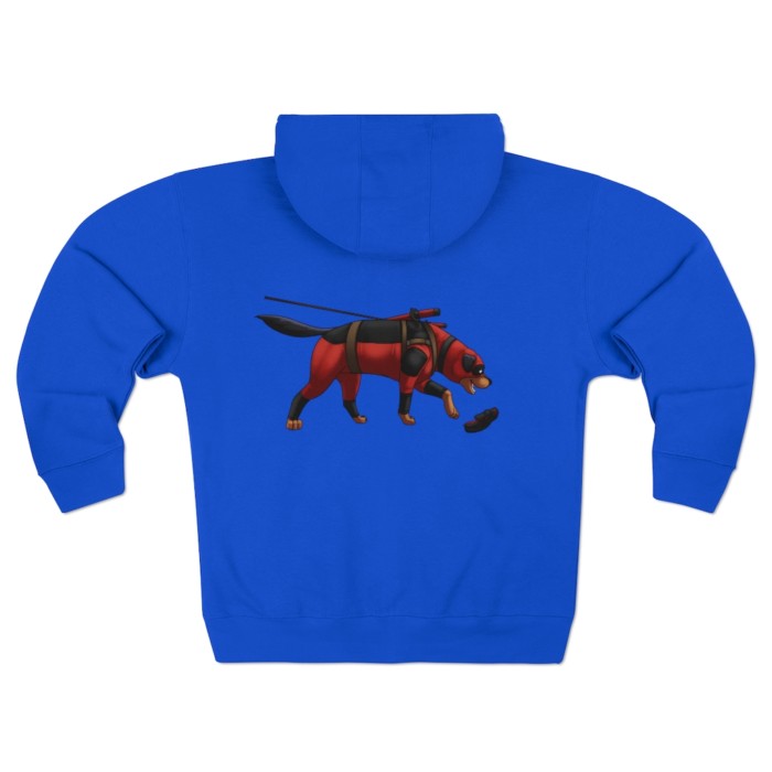 Tracking Rottie: Unisex Premium Full Zip Hoodie - Image 23