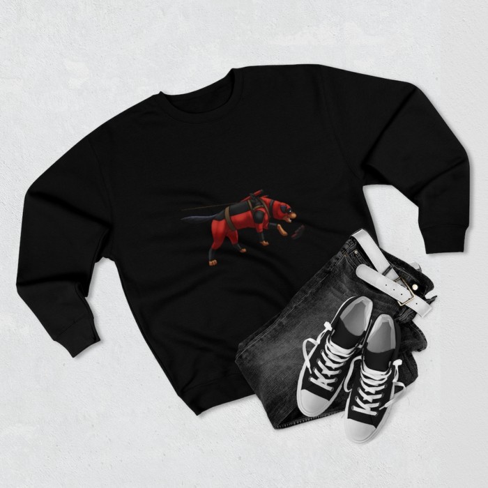 Tracking Rottie: Unisex Premium Crewneck Sweatshirt - Image 18