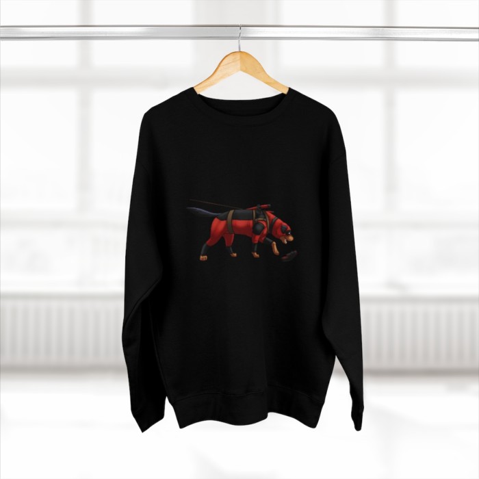 Tracking Rottie: Unisex Premium Crewneck Sweatshirt - Image 19