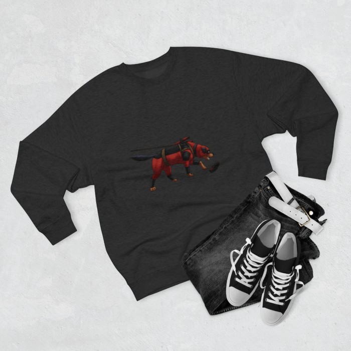 Tracking Rottie: Unisex Premium Crewneck Sweatshirt - Image 13