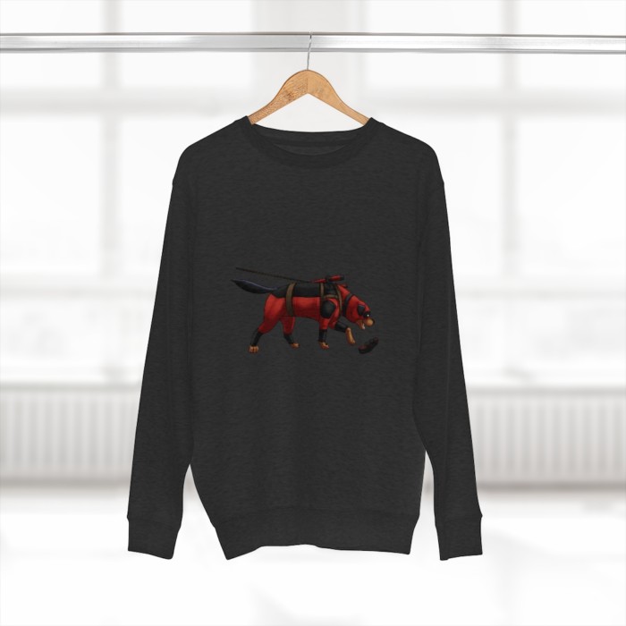 Tracking Rottie: Unisex Premium Crewneck Sweatshirt - Image 14