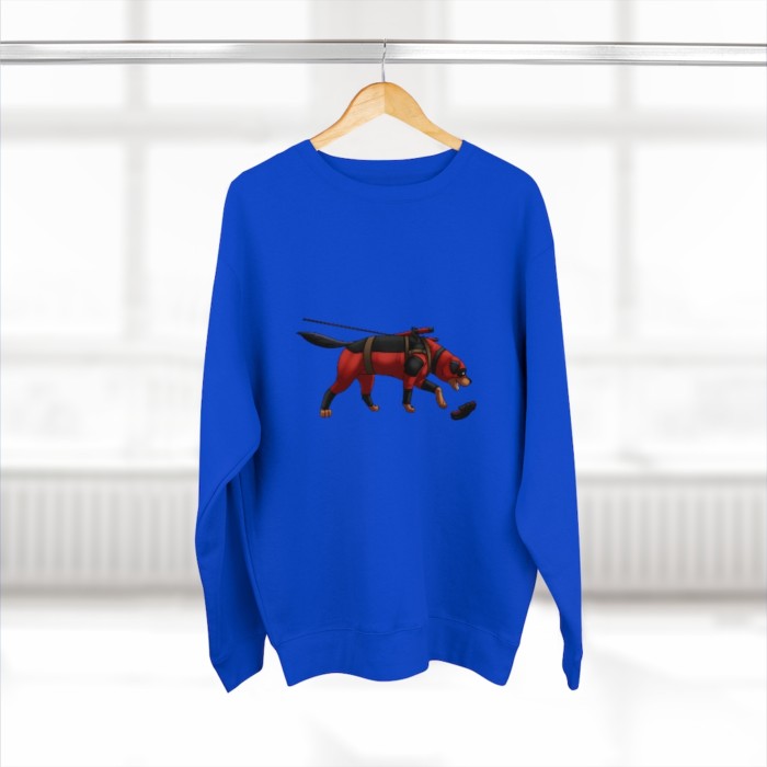 Tracking Rottie: Unisex Premium Crewneck Sweatshirt - Image 27