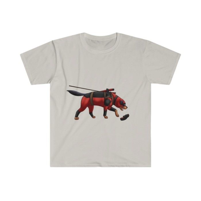 Tracking Rottie: Unisex Softstyle T-Shirt - Image 4