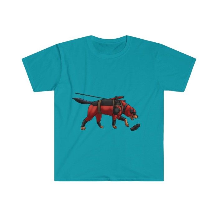 Tracking Rottie: Unisex Softstyle T-Shirt - Image 11