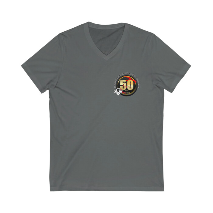 ARC Nationals 2023 | FRONT SMALL only Unisex Jersey Short Sleeve V-Neck Tee