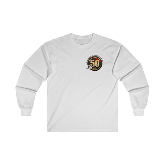 ARC Nationals 2023 | WHITE Lettering Ultra Cotton Long Sleeve Tee - Image 4