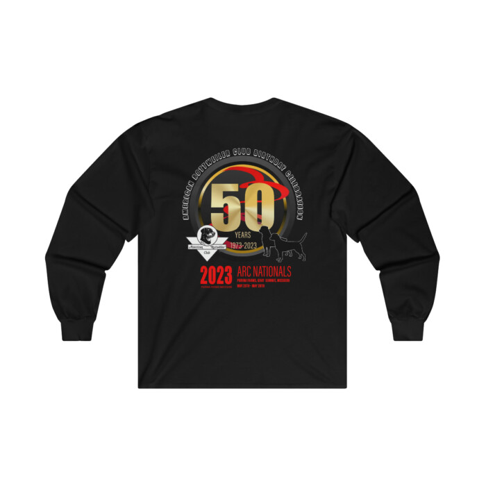 ARC Nationals 2023 | RED Lettering Ultra Cotton Long Sleeve Tee - Image 7