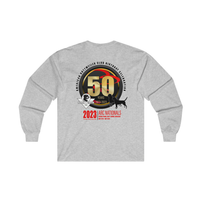 ARC Nationals 2023 | RED Lettering Ultra Cotton Long Sleeve Tee - Image 5