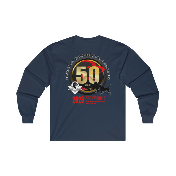 ARC Nationals 2023 | RED Lettering Ultra Cotton Long Sleeve Tee - Image 25