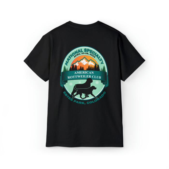 ARC Herding Nationals 2024 | Black Shirt Reverse Unisex Ultra Cotton Tee - Image 2