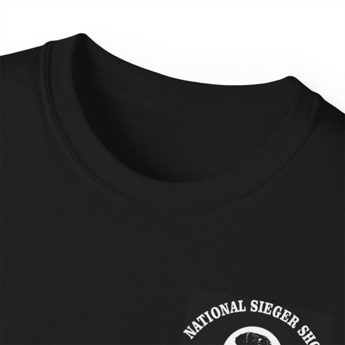 ARC Sieger Nationals 2023 | Black Shirt Reverse White Lettering Unisex Ultra Cotton Tee - Image 3